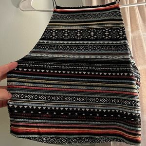 Forever 21 High neck crop tank